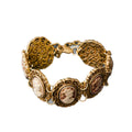 Heirloom Style Cameo Link Bracelet